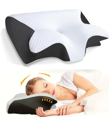 Ergonomic memory foam pillow