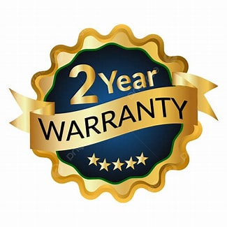 2 Year warranty